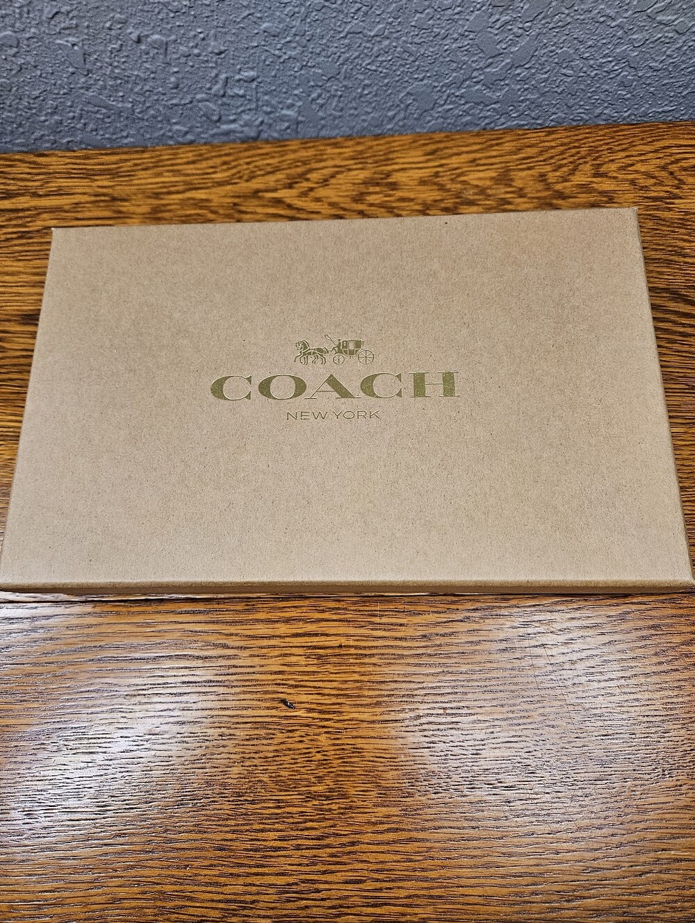 Coach Boxed Corner Zip Wristlet With Snowman Print - Picture 7 of 7